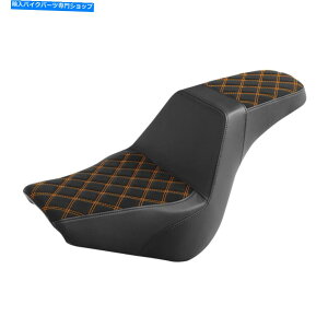 Seats �h���C�o�[���C�_�[�̏���ȃn�[���[�\�t�g�A�C���X�g���[�g�{�uFXST 2018-up�u���b�N Driver Rider Passenger Seat Fit For Harley Softail Street Bob FXST 2018-Up Black�y���s�A���i�z