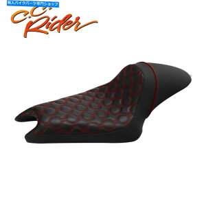 Seats C.C.n[[X|[cX^[04-23 3.3K^NɓKC_[hCo[̏ C.C. RIDER Driver Passenger Seat Fit For Harley Sportster 04-23 3.3 Gallon Tank