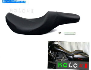 Seats �|�[�����b�t�F�X�g���b�`�^���N2008-2017�Ƃ̃n�[���[�c�[�����O�̂��߂̃I�[�g�o�C2�A�b�v�V�[�g2008-2017 Motorcycle 2-Up Seat For Harley Touring With Paul Yaffe Stretched Tank 2008-2017