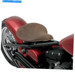 Seats �h���b�O�X�y�V�����e�B�[�̑傫�ȃ��[�v���t�@�C���u���E�����U�[�\���V�[�g�n�[���[�J�X�^���{�o�[ Drag Specialties Large Low Profile Brown Leather Solo Seat Harley Custom Bobber�y���s�A���i�z