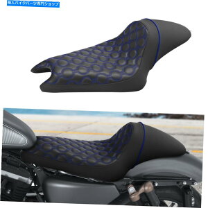 Seats n[[ɓK04-23X|[cX^[XL 3.3K^NhCo[Ə Fit For Harley 04-23 Sportster XL 3.3Gallon Tank Driver & Passenger Seat