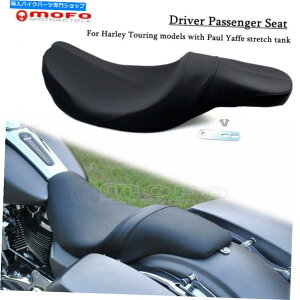 Seats �n�[���[�f�r�b�h�\���c�A�[�̏�q�����C�_�[�V�[�g�N�b�V�����|�[�����b�t�F�X�g���b�`�^���N Passenger&Rider Seat Cushion For Harley Davidson Touring Paul Yaffe Stretch Tank