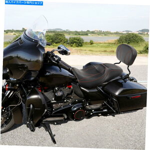 Seats C_[̏ȃVbV[o[obNXgn[[Eg~ebhFLHTK 09-22ɃtBbg Rider Passenger Seat Sissy Bar Backrest Fit For Harley Ultra Limited FLHTK 09-22