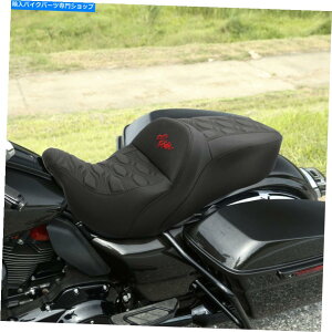 Seats n[[c[OXg[gGNgOCh2009-2023ɓKhCo[̏ Driver Passenger Seat Fit For Harley Touring Street Electra Glide 2009-2023