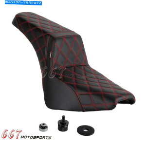 Seats n[[Xg[g̃hCo[q2AbvV[gFXBBS\tgACFLSL FLDE 2018-Up Driver Passenger 2-Up Seat for Harley Street Bob FXBBS Softail FLSL FLDE 2018-UP