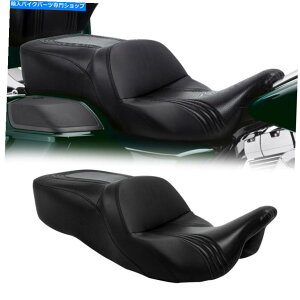 Seats n[[c[O[hXg[gOChɓKC_[hCo[Ə Rider Driver & Passenger Seat Fit For Harley Touring Road Street Glide 09-22 18