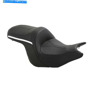 Seats ubN+zCghCo[̏ȃsItBbgz_S[hEBOcA[18-21 20 Black+White Driver Passenger Seat Pillion Fit For Honda Goldwing Tour 18-21 20