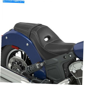 Seats �C���f�B�A���X�J�E�g�Ƀt�B�b�g���鍕+�z���C�g�h���C�o�[�̏����60 16-23�X�J�E�g15-23 Black+White Driver Passenger Seat Fit For Indian Scout Sixty 16-23 Scout 15-23