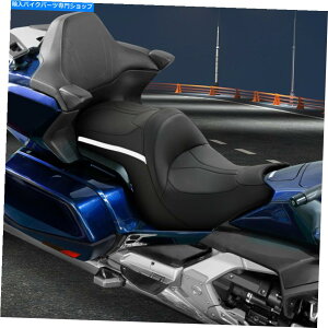 Seats �z���_�S�[���h�E�B���O�c�A�[2018-2021�ɓK�����u���b�N�h���C�o�[���C�_�[�̏���ȃN�b�V�����t�B�b�g Black Driver Rider Passenger Seat Cushion Fit For Honda Goldwing Tour 2018-2021