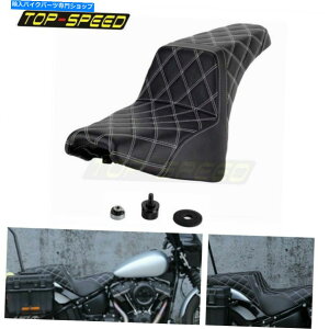 Seats 2 UPhCo[C_[n[[\tgACXg[g{uFXBBXFLSL̏ 2 Up Driver Rider Passenger Seat For Harley Softail Street Bob FXBB Slim FLSL