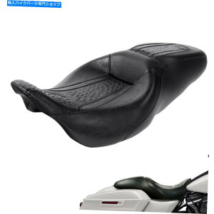 Seats n[[GNgXg[gOChɃtBbg郏s[XC_[hCo[̏09-22 One Piece Rider Driver Passenger Seat Fit For Harley Electra Street Glide 09-22