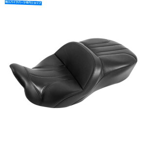 Seats PUU[hCo[ƃn[[c[O[hLOOChɓKqV[g09-22 PU Leather Driver & Passenger Seat Fit For Harley Touring Road King Glide 09-22