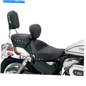 Seats �}�X�^���O�I�[�g�o�C���i���C�h���A�V�[�g-Studded -XL '04+ 79377 MUSTANG MOTORCYCLE PRODUCTS WIDE REAR SEAT - STUDDED - XL '04+ 79377