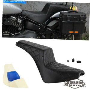 Seats �n�[���[�\�t�g�A�C���X����FLSL FLHC�X�g���[�g�{�uFXBB 2018-2022�̃I�[�g�o�C2�A�b�v�V�[�g Motorcycle 2-Up Seat for Harley Softail Slim FLSL FLHC Street Bob FXBB 2018-2022�y���s�A���i�z