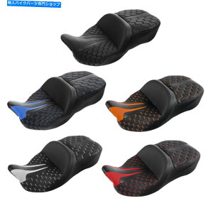 Seats n[[GNg[hXg[gOChɓKhCo[C_[̏q2AbvV[g09-22 Driver Rider Passenger 2-Up Seat Fit For Harley Electra Road Street Glide 09-22