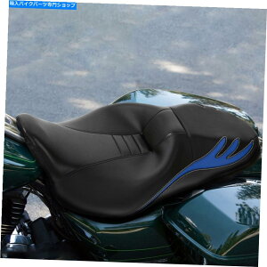 Seats n[[CVO[hLOGNgOChɃtBbg郏s[XhCo[̏09-22 One Piece Driver Passenger Seat Fit For Harley CVO Road King Electra Glide 09-22