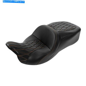 Seats ハーレーツーリングCVOストリートロードGLDE 09-2022に適したライダーの乗客のピリオンシート Rider Passenger Pillion Seat Fit For Harley Touring CVO Street Road Glde 09-2022