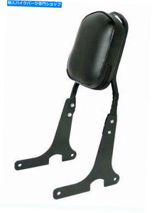 Seats }nXVS 650hbOX^[NVbNɌŗL̃obNXgXp[X`[ubN Backrest Spaan Steel Black Specific for Yamaha XVS 650 Drag Star Classic
