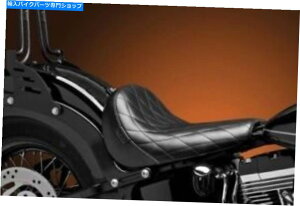 Seats Le Pera Bare Bones\V[gsIpbh-Diamond Vinyl LKS-007PDM 67-4420 Le Pera Bare Bones Solo Seat Pillion Pad - Diamond Vinyl LKS-007PDM 67-4420