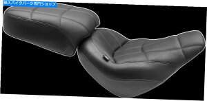 Seats }X^OL[uXeb`AV[gtobNXgn[[\tgACXg[g{u2018-20 Mustang Cube Stitch Rear Seat w/o Backrest Harley Softail Street Bob 2018-20