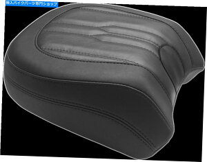 Seats �}�X�^���O�_�K�[�X�e�b�`���A�V�[�g�t���n�[���[�\�t�g�A�E�g/���[���C�_�[18-20 Mustang Dagger Stitch Rear Seat w/ Rest Harley Softail Breakout/Low Rider 18-20�y���s�A���i�z