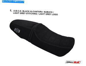 Seats �{�v�̃k�o�b�N���g�N�V�[�g�J�o�[�ō��ꂽor���ʃ��Ń�XSR 900�i'16 -'21�j ������������ XSR 900 ('16-'21) made of Genuine Leather Nubuck Motok Seat Cover