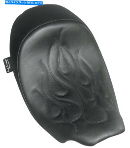 Seats SpeedCradle Flame Stitched Solo Seat LowUpfront DagB FLH FLT21-414F Speedcradle Flame Stitched Solo Seat Low & Upfront DaG. 21-414F For FLH FLT