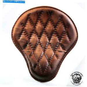Seats �{�u�o�[�`���b�p�[�J�X�^���\���V�[�g �n���h�V���[��intage brown v3�T�C�Yl Bobber Chopper Custom Solo Seat Handsewn intage brown V3 size L�y���s�A���i�z