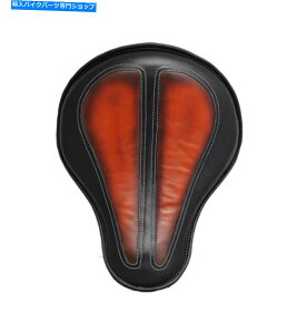 Seats [TobhAX16 "\V[gubNU[VhCC`bp[{o[ + tbar LA ROSA BAD ASS 16" SOLO SEAT BLACK LEATHER SHEDRON INLAY CHOPPER BOBBER + Tbar