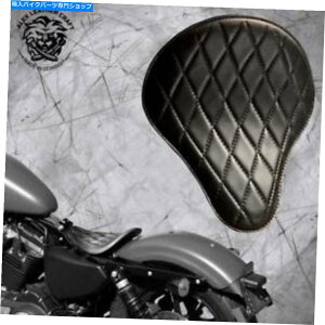 Seats t[n[[X|[cX^[04-20ubNV3̃{obp[`bp[Th\V[g Bobber Chopper Saddle solo seat on frame Harley Sportster 04-20 black V3