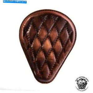 Seats t[n[[X|[cX^[04-20re[WuEv3̃{bo[`bp[Th\V[g Bobber Chopper Saddle solo seat on frame Harley Sportster 04-20 vintage brown V3