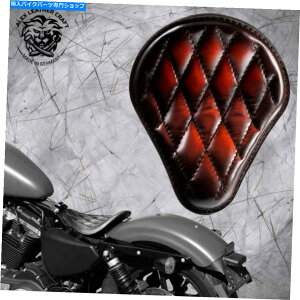 Seats t[HDX|[cX^[04-20Th^v3̃{uo[`bp[JX^Th\V[g Bobber Chopper Custom Saddle solo seat on frame HD Sportster 04-20 Saddle tan V3