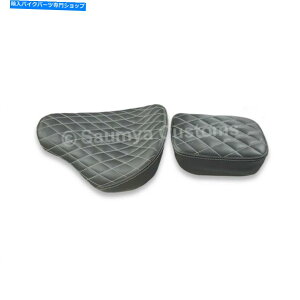 Seats ���C�����G���t�B�[���h�N���V�b�N�u���b�g�G���N�g���̂��߂̏t�̂Ȃ��_�C�������h�X�^�C���̍������� Diamond Style Black Seat Without Spring For Royal Enfield Classic Bullet Electra�y���s�A���i�z
