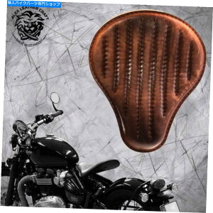 Seats Triumph Bonneville Bobber�ȗ��A�\���V�[�gSTD Handsewn Vint Brown V2�T�C�Yl Triumph Bonneville Bobber since´16 solo seat Std handsewn vint brown V2 size L�y���s�A���i�z