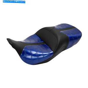 Seats n[[cA[f2009-2022ɓK̃hCo[̏q2 Handcrafted Driver Passenger Two Up Seat Fit For Harley Touring Models 2009-2022