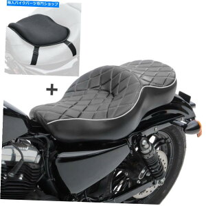 Seats �n�[���[�X�|�[�c�X�^�[04-20 +�W�F���V�[�g�p�b�hl���K���̂��߂�SB6 2�A�b�v�V�[�gDB1���Z�b�g Set SB6 2-Up Seat DB1 for Harley Sportster 04-20 + Gel Seat Pad L Comfort�y���s�A���i�z