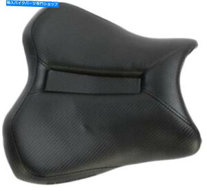 Seats Saddlemen 0810-Y148WF`lgbN-CFIs[??X̃\V[gtAJo[ Saddlemen 0810-Y148 Gel-Channel Track - CF One-Piece Solo Seat with Rear Cover