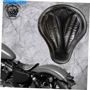 Seats t[X|[cX^[04-20 "V[g"re[WubNV2̃\V[gV[g Solo Seat seat on frame Sportster 04-20 "Short" Vintage Black V2