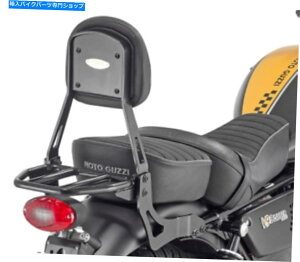 Seats Moto Guzzi V9 Bobber 2018 Givi TS8202B�o�b�N���X�g�ו����b�NSissy Bar Small Moto Guzzi V9 Bobber 2018 GIVI TS8202B BACKREST LUGGAGE RACK SISSY BAR small�y���s�A���i�z