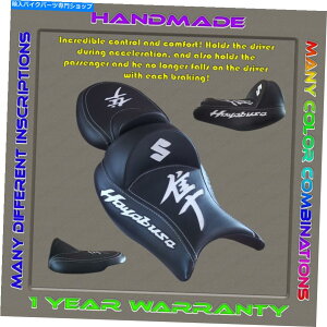 Seats JX^V[gJo[XYLGSX1300R Hayabusa 2008-2020i2GenjubN+zCg2s Custom Seat COVER Suzuki GSX1300R Hayabusa 2008-2020 (2Gen) Black+White 2pil