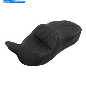 Seats n[[c[O[hLO2009-2022 21ɓKubNC_[hCo[̏ Black Rider Driver Passenger Seat Fit For Harley Touring Road King 2009-2022 21