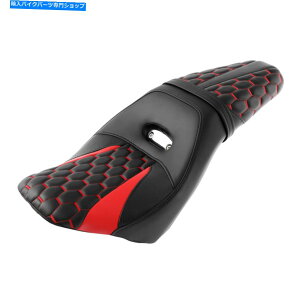 Seats CfBAXJEg2015-2022XJEg60 16-22ɓKԂhCo[̏ Black Red Driver Passenger Seat Fit For Indian Scout 2015-2022 Scout Sixty 16-22