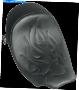 Seats _j[O[ubNU[Xs[hN[ht[\V[g08-19n[[c[O Danny Gray Black Leather Speedcradle Flame Solo Seat for 08-19 Harley Touring