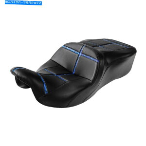 Seats n[[c[O[hXg[gOChɓKPU 2AbvhCo[̏09-22 PU Two-Up Driver Passenger Seat Fit For Harley Touring Road Street Glide 09-22