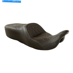 Seats uEC_[hCo[̏ȃn[[c[O[hXg[gOCh09-22ɓKĂ܂ Brown Rider Driver Passenger Seat Fit For Harley Touring Road Street Glide 09-22