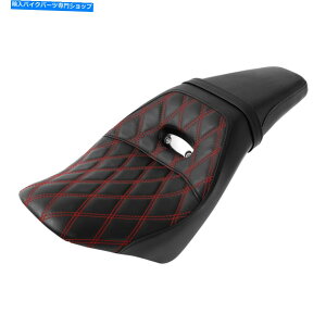 Seats ԂXeb`hCo[ƃCfBAXJEgɍq15-22 60 ABS 19-20 Red Stitches Driver & Passenger Seat Fit For Indian Scout 15-22 Sixty ABS 19-20