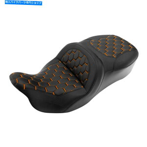 Seats n[[[hLOXg[gOChFLHX 2009-2022 21ɓKhCo[Ə Driver & Passenger Seat Fit For Harley Road King Street Glide FLHX 2009-2022 21
