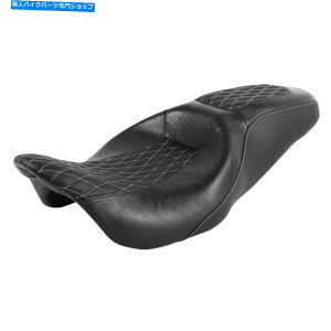 Seats �h���C�o�[����q�u���b�N�V�[�g�n�[���[�c�[�����O�X�g���[�g�G���N�g���O���C�h09-22�ɓK���Ă��܂� Driver & Passenger Black Seat Fit For Harley Touring Street Electra Glide 09-22