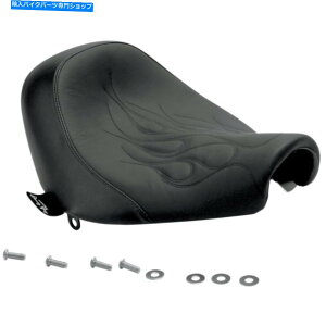 Seats _j[OCt[2008-11n[[\tgACFXCW/C̃_j[OC̃\V[g Danny Gray Flame Weekday Solo Seat for 2008-11 Harley Softail FXCW/C