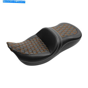 Seats n[[c[O[hXg[gOChɃtBbg2AbvhCo[C_[̏09-22 2-Up Driver Rider Passenger Seat Fit For Harley Touring Road Street Glide 09-22